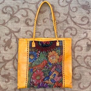 Altiplano Huipile & Leather Tote